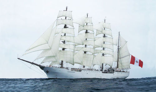 Sailing-superyacht de croisière - Astillero SIMA PERU - à cockpit ouvert / en acier / bout-dehors