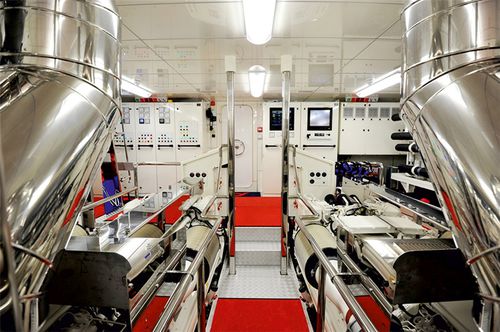 Panneau sandwich pour cloison de navire - damplate® - Marinsu İzolasyon Sanayi ve Ticaret Ltd. Şti. - pour isolation phonique / pour plancher intérieur / aluminium
