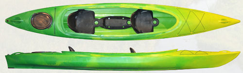 Kayak sit-on-top - Solina - Roteko s.c. - de mer / pour adulte / 2 places
