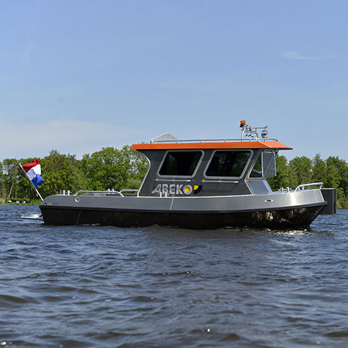 Bateau de travail - 666 Cabin - Alufleet B.V. - in-bord / diesel / en aluminium