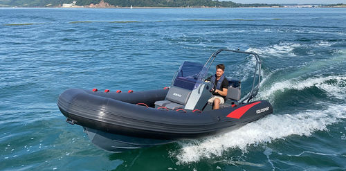 Bateau pneumatique hors-bord - 530 - AQUASPIRIT - RIB / à console centrale / open