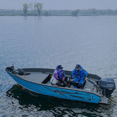 Bass boat hors-bord - 475 EVO TILLER - BoatLab LLC - open / de pêche sportive / en aluminium