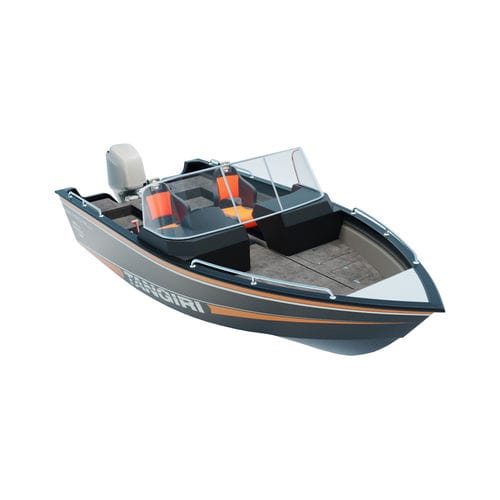 Runabout hors-bord - TRION DEEP-V 560™ - Tangiri Boat - à double console / de pêche sportive / en aluminium