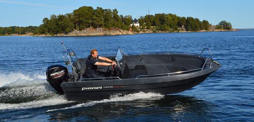 Coque open hors-bord - VIKING - Pioner Boats Norway - à console centrale / de pêche sportive / max. 6 personnes