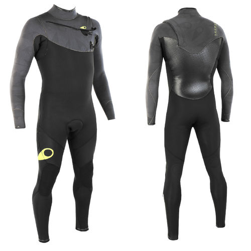 Combinaison en néoprène de surf - GURU PRO Chest Zip - SOÖRUZ SURFWEAR COMPANY - intégrale / à manches longues / 3 mm