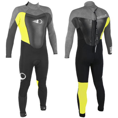 Combinaison en néoprène de surf - FIGHTER Back-zip Series - SOÖRUZ SURFWEAR COMPANY - intégrale / à manches longues / 2 mm