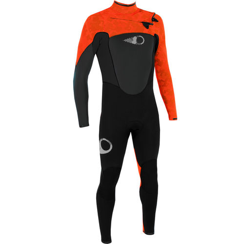 Combinaison en néoprène de surf - FIGHTER Chest-zip Orange - SOÖRUZ SURFWEAR COMPANY - intégrale / à manches longues / 3 mm