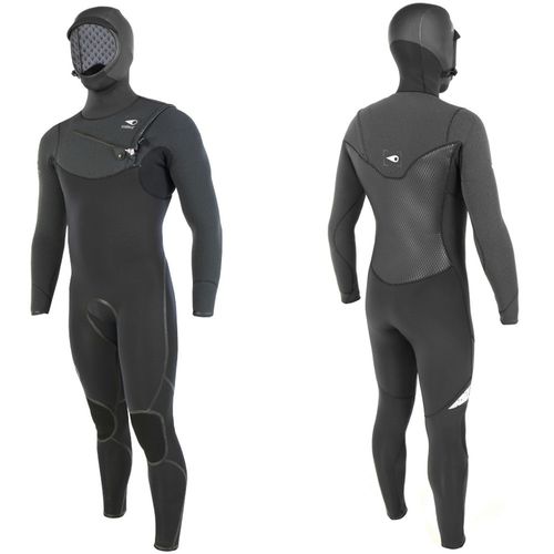 Combinaison en néoprène pour sports nautiques - GURU + - SOÖRUZ SURFWEAR COMPANY - intégrale / à manches longues / à cagoule