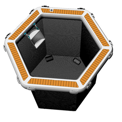 Piscine flottante - Pool Mesh - YACHTBEACH – JetXtender - pour yacht / modulable / anti-méduse