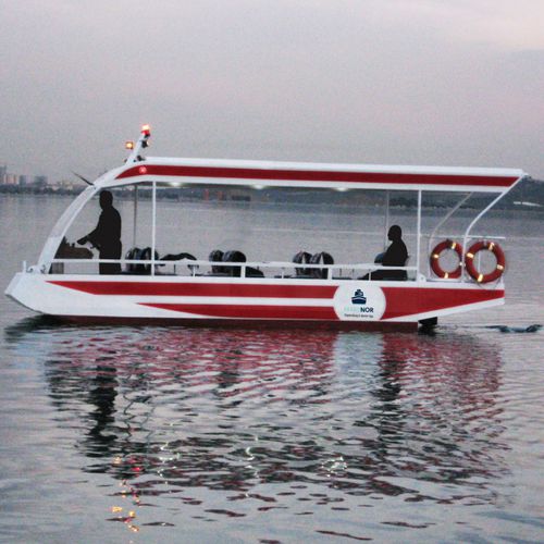 Bateau promenade - 8m - marinnor - solaire électrique / en aluminium