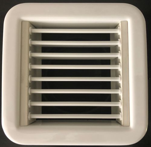 Grille d'aération pour bateau - PSAG-100-W - MBC MARINE - MARINE AIR CONDITONS SOLUTIONS - pour yacht / pour navire / en PVC