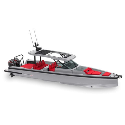 Annexe pour yacht haute performance - Shadow 900 Sun-Top - Brabus Marine - hors-bord / essence / bimoteur