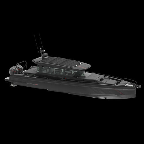 Vedette hors-bord - Shadow 900 Spyder Black Ops - Brabus Marine - bimoteur / soft-top / max. 12 personnes