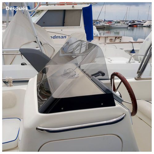 Pare-brise pour bateau - metacrilato - FABRICANTE LUNAS - sur mesure