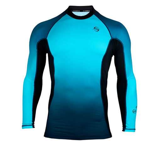 Top lycra à manches longues - Blue Gradient - Platinum Sun