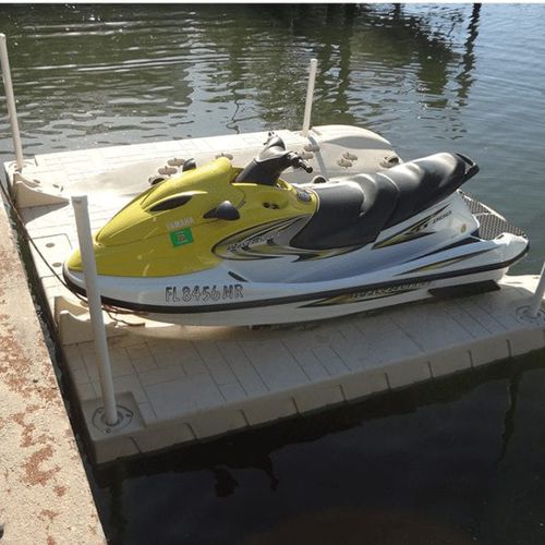 Ponton flottant - SLX6 - Wave Armor - pour amarrage à sec / pour jet-ski / en plastique