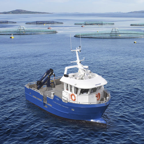 Bateau pour l'aquaculture - NabWork 1065/500 - Moen Marin AS - in-bord
