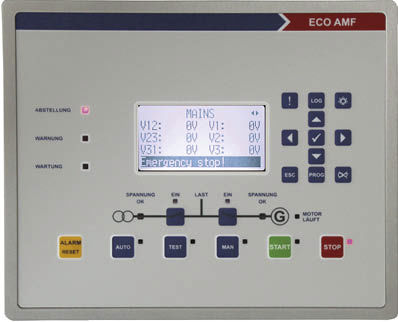 Tableau de commande pour navire - ECO – AMF - Stucke Elektronik GmbH - pour groupe électrogène