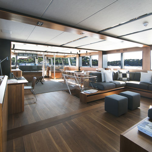 Revêtement de sol pour yacht - WALNUT USA - mafi Naturholzboden GmbH - pour bateau
