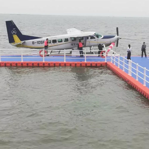 Ponton flottant - Shanghai Qihua Waterborne Engineering Construction Co., Ltd - pour amarrage à sec d'hydravion / pour marina