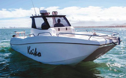Walkaround catamaran - X-28 - X-Boats - hors-bord / bimoteur / à double console