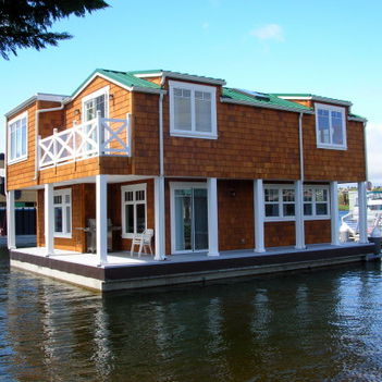 Maison flottante modulaire - Cadranell - International Marine Floatation Systems, Inc. (IMFS)