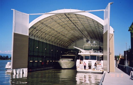 Hangar pour bateau - Sonship - International Marine Floatation Systems, Inc. (IMFS)