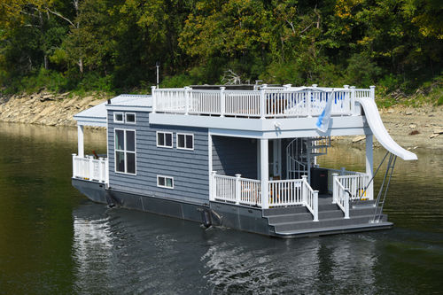Bateau maison in-bord - Tiny - Harbor Cottage Houseboats - max. 6 personnes