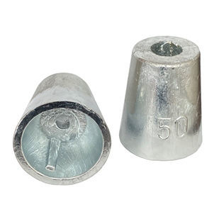 Anode sacrificielle pour bateau - NHR 50 - ZINC-IT - en zinc