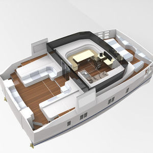 Vedette catamaran - MAGIC 45 - ARC Yachts - in-bord / électrique / à fly