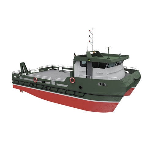 Bateau utilitaire - IZ 1550 STL - Izmir Shipyard - bateau de pêche polyvalent / bateau de service / bateau pour l'aquaculture