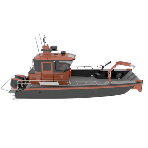 Bateau utilitaire - IZ 820 FF - Izmir Shipyard - bateau de débarquement / bateau pompier / hors-bord