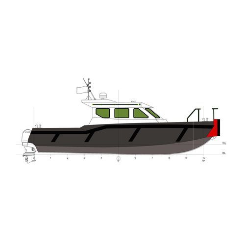Bateau à passagers - IZ 1070 - Izmir Shipyard - hors-bord / en HDPE
