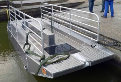 Bateau professionnel à chaîne - Mulot Naval - bac / hors-bord / en aluminium