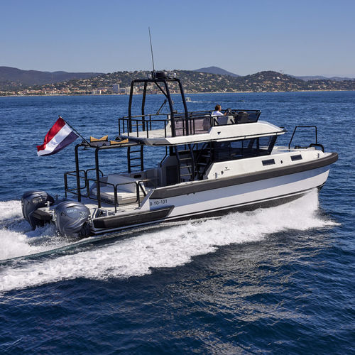 Vedette catamaran - Vandal Marine BV - hors-bord / bimoteur / à fly