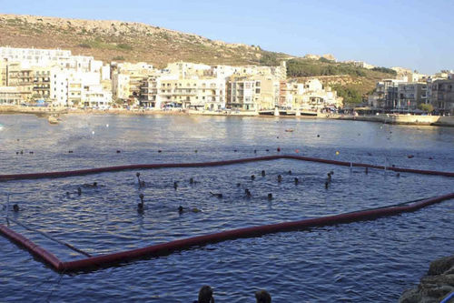 Piscine flottante - JUMBO - OCEANDREAMS MEDITERRANEO SL - sur mesure / anti-méduse