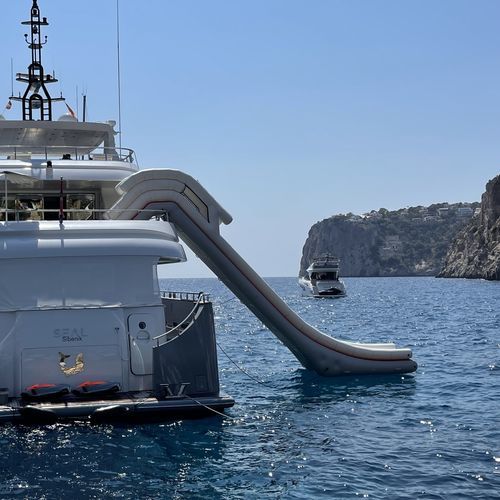 Jeu aquatique toboggan - OCEANDREAMS MEDITERRANEO SL - pour yacht / gonflable