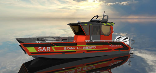 Bateau de recherche et sauvetage - OXpro AL8  - Hatløy Maritime AS - bateau de travail / bateau de débarquement / bateau pompier