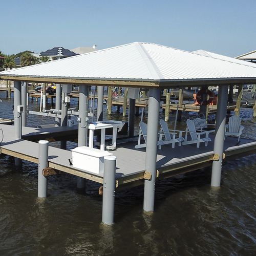 Guide-pieu pour ponton - Eco - Shoreline Plastics, LLC