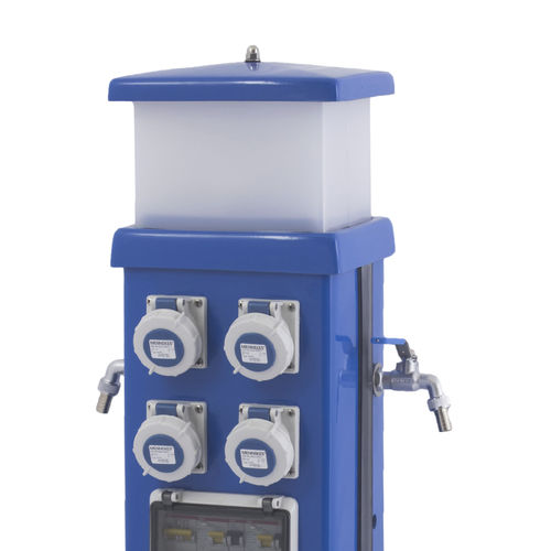 Borne de distribution électrique - 90 - TORRETAS GUADIANA - de distribution d'eau / pour ponton / en aluminium