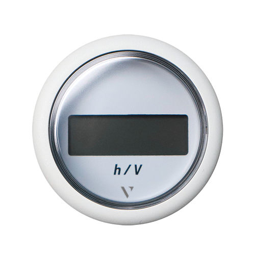 Indicateur pour bateau - Engine Hour Counter + Voltmeter 52mm - VERATRON - pour navire / pour voilier / multifonction