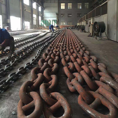 Chaîne pour navire - Grade 3 - Wuhan Jiangnan Anchor Chain CO,.LTD - pour bateau / d'ancre / maille à étai