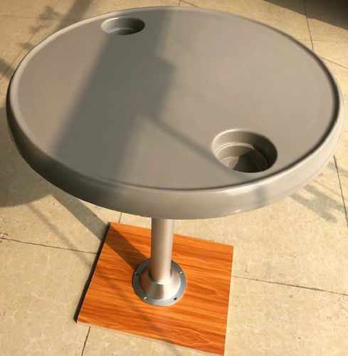 Table de cockpit fixe - round - Foshan 1 Boat Hardware Co., Ltd. - en aluminium