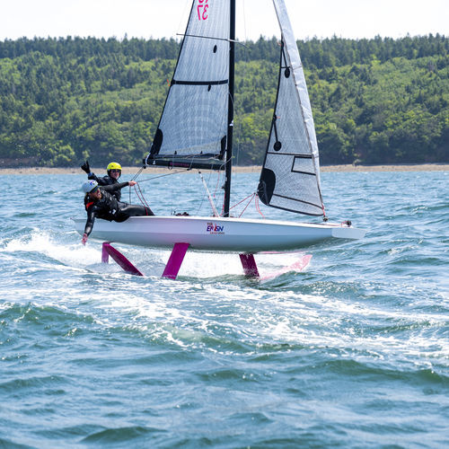 Dériveur double - RACE VERSION - Birdyfish - à foil / de régate / 470