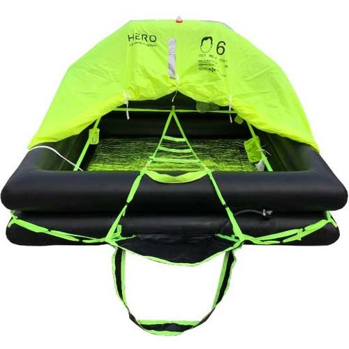 Radeau de survie pour bateau - 110 series - HERO LIFESAVING EQUIPMENT - hauturier / 6 places / 8 places
