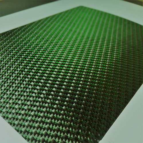 Tissu composite fibre de carbone - SPN C 285 T GREEN - SPINTEKS - fil métallique / tissé