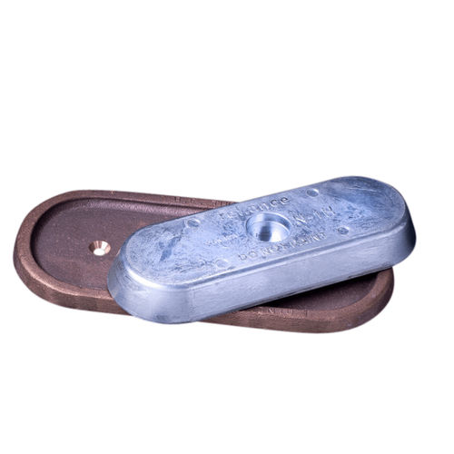 Anode sacrificielle de bateau - N1 HULL - RE Thomas Marine Hardware - en zinc / en bronze