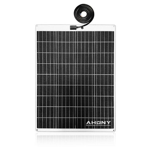 Panneau solaire semi-flexible - eMarvel M150w - SHENZHEN AHONY POWER CO.,LTD - en silicium monocristallin / 36 cellules / pour bateau