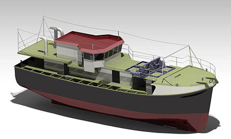Thonier senneur - Chokka  - Sachal Shipyard - in-bord