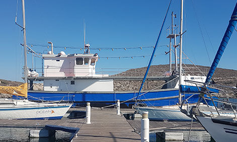 Trawler in-bord - MAREDON - Sachal Shipyard - avec timonerie